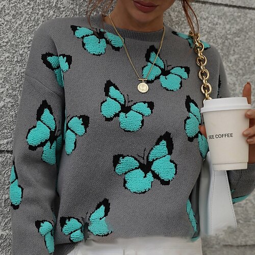 Pull Maille Femme Tricoter Tricoté Col Ras du Cou à la mode Casual Extérieur Vacances Épaule tombante manche longue Hiver Automne Vert Bleu S M L / Standard / Sortie
Pull Maille Femme Tricoter Tricoté Col Ras du Cou à la mode Casual Extérieur Vacances Épaule tombante manche longue Hiver Automne Vert Bleu S M L / Standard / Sortie