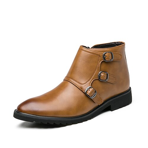 Men's Boots Chelsea Boots Casual British Daily PU Booties / Ankle Boots Black Brown Winter Fall
Men's Boots Chelsea Boots Casual British Daily PU Booties / Ankle Boots Black Brown Winter Fall