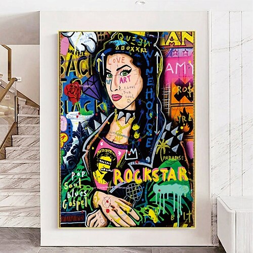 Handmade Hand Painted Oil Painting Wall Street Art Pop Star Home Decoration Decor Rolled Canvas No Frame Unstretched
Handmade Hand Painted Oil Painting Wall Street Art Pop Star Home Decoration Decor Rolled Canvas No Frame Unstretched