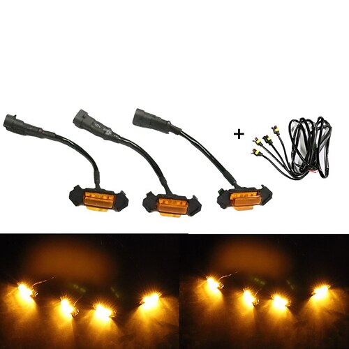 OTOLAMPARA 3 in 1 Amber Lightness Warning Light DC 12V Front Grille Lighting for 2016-2020 Toyota Tacoma w/TRD Pro 4X4 4WD Grill Lighting DRL
OTOLAMPARA 3 in 1 Amber Lightness Warning Light DC 12V Front Grille Lighting for 2016-2020 Toyota Tacoma w/TRD Pro 4X4 4WD Grill Lighting DRL
