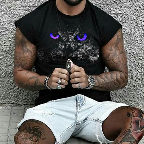 Men's Unisex T shirt Tee Hot Stamping Graphic Prints Owl Animal Crew Neck Street Daily Print Cap Sleeve Tops Designer Casual Big and Tall Sports Black / Summer / Summer
Men's Unisex T shirt Tee Hot Stamping Graphic Prints Owl Animal Crew Neck Street Daily Print Cap Sleeve Tops Designer Casual Big and Tall Sports Black / Summer / Summer
