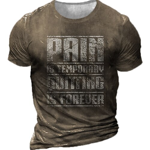 Men's Unisex T shirt Tee 3D Print Graphic Prints Letter Crew Neck Street Daily Print Short Sleeve Tops Designer Casual Vintage Big and Tall Black Army Green Brown / Summer / Summer
Men's Unisex T shirt Tee 3D Print Graphic Prints Letter Crew Neck Street Daily Print Short Sleeve Tops Designer Casual Vintage Big and Tall Black Army Green Brown / Summer / Summer