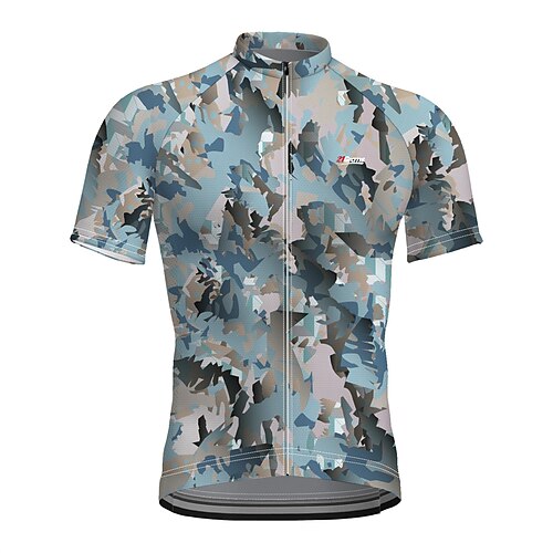 21Grams Men's Cycling Jersey Short Sleeve Bike Top with 3 Rear Pockets Mountain Bike MTB Road Bike Cycling Breathable Quick Dry Moisture Wicking Reflective Strips Blue Camo / Camouflage Polyester
21Grams Men's Cycling Jersey Short Sleeve Bike Top with 3 Rear Pockets Mountain Bike MTB Road Bike Cycling Breathable Quick Dry Moisture Wicking Reflective Strips Blue Camo / Camouflage Polyester