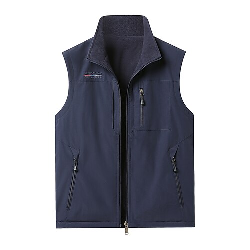 Men's Fishing Vest Hiking Fleece Vest Sleeveless Top Outdoor Thermal Warm Windproof Multi-Pockets Breathable Winter Sporty Zipper Polyester Black Army Green Grey Ski / Snowboard Fishing Climbing
Men's Fishing Vest Hiking Fleece Vest Sleeveless Top Outdoor Thermal Warm Windproof Multi-Pockets Breathable Winter Sporty Zipper Polyester Black Army Green Grey Ski / Snowboard Fishing Climbing