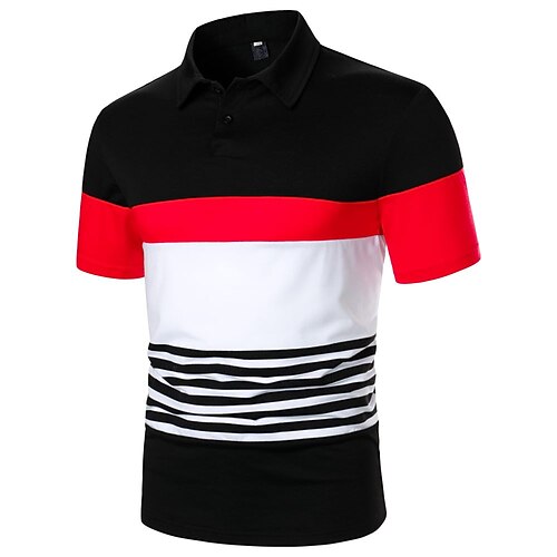 Men's Golf Shirt Dress Shirt Casual Shirt Shirt Print Curve Waves Geometry Button Down Collar Casual Leisure Sports Color Block Button-Down Short Sleeve Tops Simple Color Block Casual Fashion Black
Men's Golf Shirt Dress Shirt Casual Shirt Shirt Print Curve Waves Geometry Button Down Collar Casual Leisure Sports Color Block Button-Down Short Sleeve Tops Simple Color Block Casual Fashion Black
