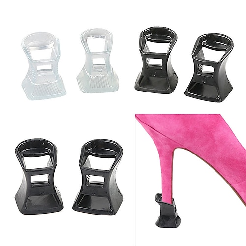 

Women's PVC(PolyVinyl Chloride) Protection / High Heel Protector Anti-Wear Nonslip Wedding / Office / Career / Daily Black / Clear 1 Pair All Seasons