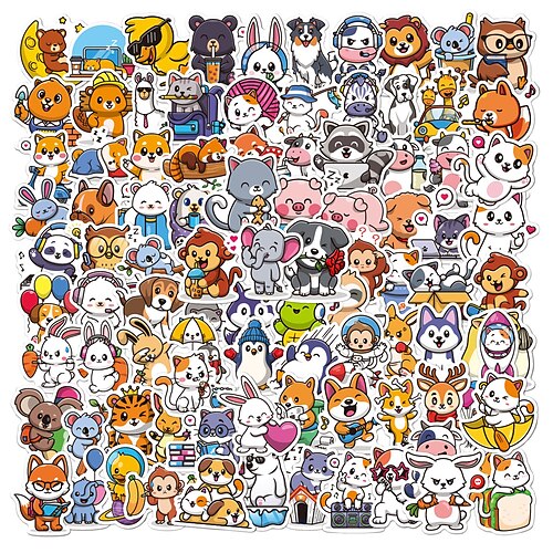100 Cute Super Cute Animal Stickers Children Reward Stickers Notebook Stationery Water Cup Graffiti Stickers
100 Cute Super Cute Animal Stickers Children Reward Stickers Notebook Stationery Water Cup Graffiti Stickers