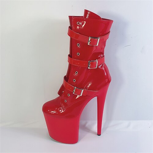 Women's Dance Boots Pole Dancing Shoes Party Practice Sexy Shoes Stilettos Ankle Boots Platform Solid Color Slim High Heel Round Toe Zipper Adults' Silver / Black Black / Silver Black
Women's Dance Boots Pole Dancing Shoes Party Practice Sexy Shoes Stilettos Ankle Boots Platform Solid Color Slim High Heel Round Toe Zipper Adults' Silver / Black Black / Silver Black
