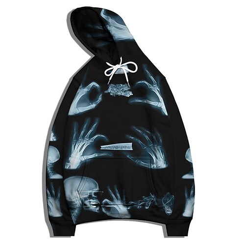 Men's Pullover Hoodie Sweatshirt Graphic Patterned Skeleton Print Hooded Daily Sports Streetwear 3D Print Casual Big and Tall Hoodies Sweatshirts Long Sleeve Black / Spring / Summer
Men's Pullover Hoodie Sweatshirt Graphic Patterned Skeleton Print Hooded Daily Sports Streetwear 3D Print Casual Big and Tall Hoodies Sweatshirts Long Sleeve Black / Spring / Summer