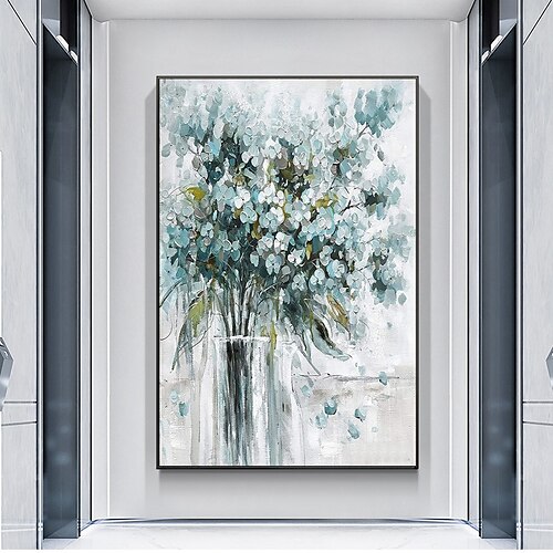 Handmade Hand Painted Oil Painting Wall Art Abstract Green Flower Decoration Home Decoration Decor Canvas Painting for Living Room
Handmade Hand Painted Oil Painting Wall Art Abstract Green Flower Decoration Home Decoration Decor Canvas Painting for Living Room