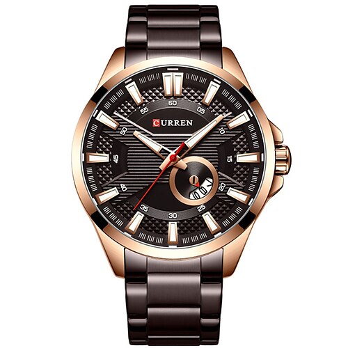 CURREN Quartz Watch for Men Analog Quartz Stylish Stylish Waterproof Calendar Alloy Stainless Steel Fashion
CURREN Quartz Watch for Men Analog Quartz Stylish Stylish Waterproof Calendar Alloy Stainless Steel Fashion