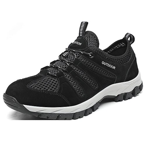Men's Hiking Shoes Water Shoes Walking Shoes Shock Absorption Breathable Wearable Lightweight Climbing Outdoor Travel Autumn / Fall Spring Summer Black Grey khaki
Men's Hiking Shoes Water Shoes Walking Shoes Shock Absorption Breathable Wearable Lightweight Climbing Outdoor Travel Autumn / Fall Spring Summer Black Grey khaki