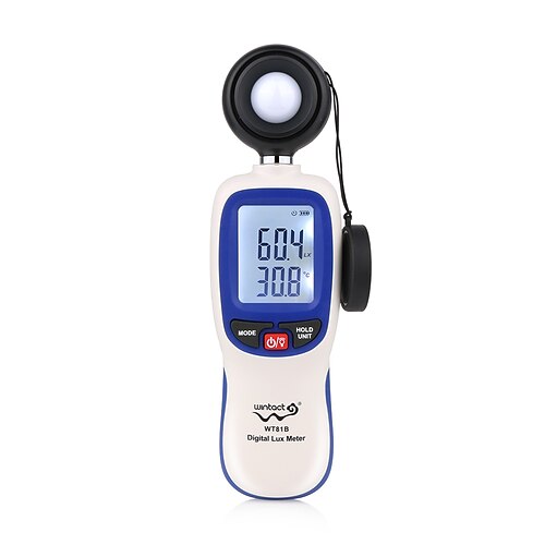 

WT81B Bluetooth Portable Light Meter with Digital Display High Accuracy Luxmeter Photometer
