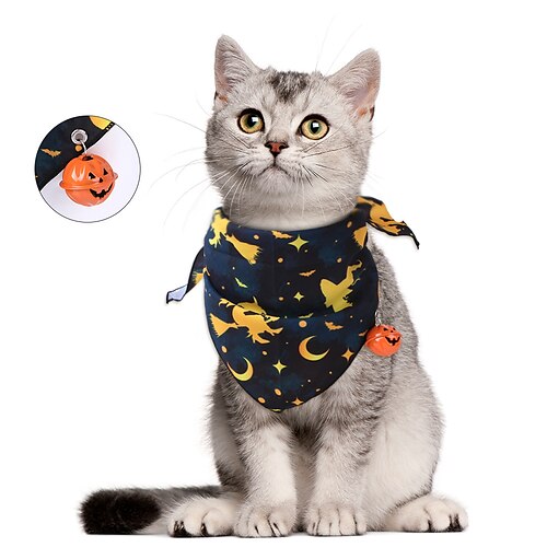 New Halloween Products Pet Bells Saliva Towel Dog Dress Up Triangle Scarf Cat Dress Up Scarf
New Halloween Products Pet Bells Saliva Towel Dog Dress Up Triangle Scarf Cat Dress Up Scarf