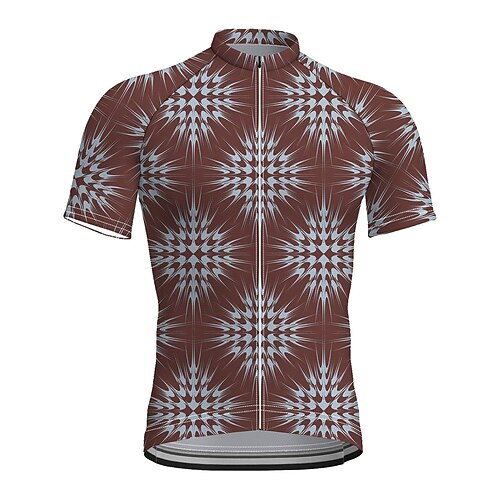21Grams Men's Cycling Jersey Short Sleeve Bike Top with 3 Rear Pockets Mountain Bike MTB Road Bike Cycling Breathable Quick Dry Moisture Wicking Reflective Strips Coffee Graphic Polyester Spandex
21Grams Men's Cycling Jersey Short Sleeve Bike Top with 3 Rear Pockets Mountain Bike MTB Road Bike Cycling Breathable Quick Dry Moisture Wicking Reflective Strips Coffee Graphic Polyester Spandex