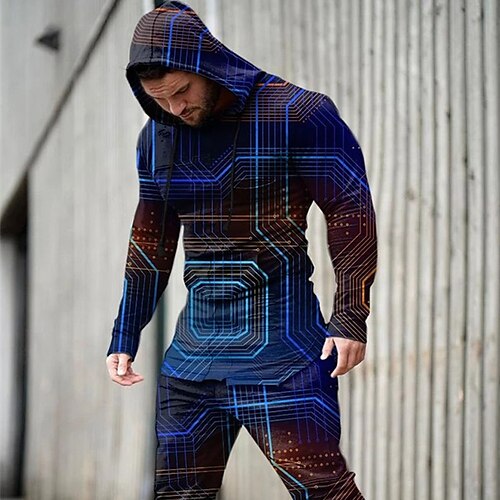 Men's Tracksuit Hoodies Set Graphic Patterned Letter 2 Piece Print Sports Outdoor Casual Sports 3D Print Sportswear Basic Essential Hoodies Sweatshirts White Black Blue
Men's Tracksuit Hoodies Set Graphic Patterned Letter 2 Piece Print Sports Outdoor Casual Sports 3D Print Sportswear Basic Essential Hoodies Sweatshirts White Black Blue