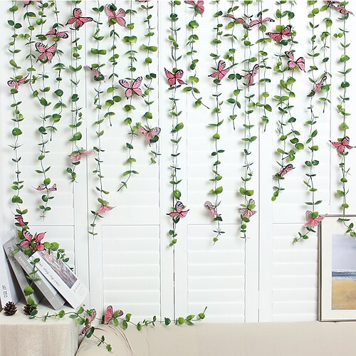 6pcs Artificial Plants Butterfly Green Dill Plastic Simple Style Rectangle Wall Flower
6pcs Artificial Plants Butterfly Green Dill Plastic Simple Style Rectangle Wall Flower
