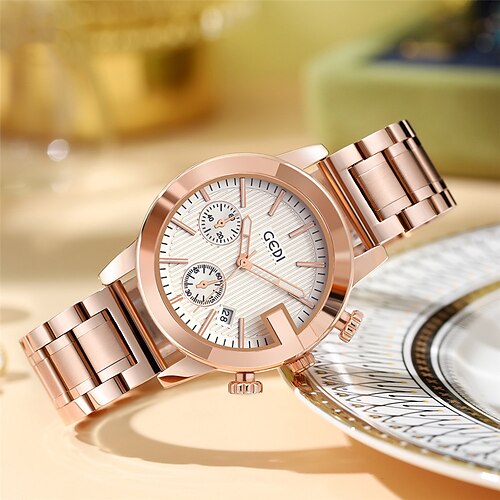 Quartz Watch for Women Analog Quartz Stylish Fashion Calendar Creative Stainless Steel Stainless Steel Creative / One Year
Quartz Watch for Women Analog Quartz Stylish Fashion Calendar Creative Stainless Steel Stainless Steel Creative / One Year