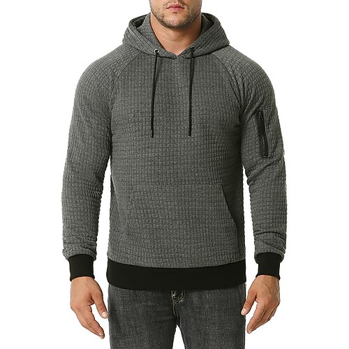 Men's Hoodie Pullover Hoodie Sweatshirt Solid Color Zipper Pocket Daily Holiday Going out non-printing Casual Streetwear Hoodies Sweatshirts Black Light gray Dark Gray
Men's Hoodie Pullover Hoodie Sweatshirt Solid Color Zipper Pocket Daily Holiday Going out non-printing Casual Streetwear Hoodies Sweatshirts Black Light gray Dark Gray