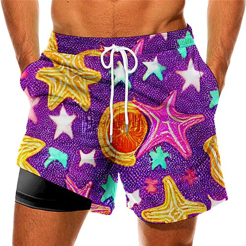 Men's Swim Trunks Swim Shorts Quick Dry Board Shorts Bathing Suit Compression Liner with Pockets Drawstring Swimming Surfing Beach Water Sports Printed Spring Summer
Men's Swim Trunks Swim Shorts Quick Dry Board Shorts Bathing Suit Compression Liner with Pockets Drawstring Swimming Surfing Beach Water Sports Printed Spring Summer