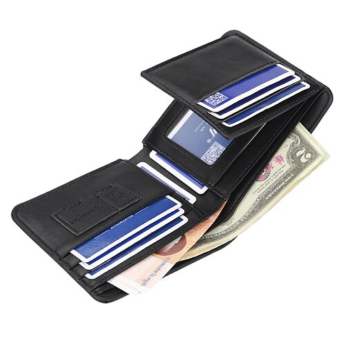 Men's Short Wallet Fashion Horizontal Ultra-thin Open Wallet Card Holder Card Holder
Men's Short Wallet Fashion Horizontal Ultra-thin Open Wallet Card Holder Card Holder