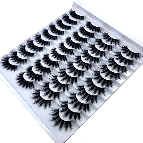 20 pairs 3D Mink Lashes Natural False Eyelashes Dramatic Volume Fake Lashes Makeup Eyelash Extension Silk Eyelashes
20 pairs 3D Mink Lashes Natural False Eyelashes Dramatic Volume Fake Lashes Makeup Eyelash Extension Silk Eyelashes