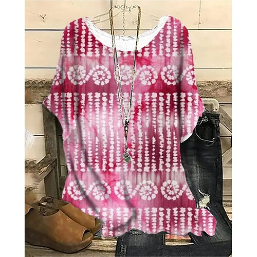Damen Übergröße Oberteile Bluse Hemd Graphic Bedruckt Halbe Ärmel Rundhalsausschnitt Strassenmode Täglich Urlaub Polyester Sommer Schwarz und Weiß Kastanienbraun
Damen Übergröße Oberteile Bluse Hemd Graphic Bedruckt Halbe Ärmel Rundhalsausschnitt Strassenmode Täglich Urlaub Polyester Sommer Schwarz und Weiß Kastanienbraun