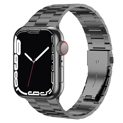 1pc Smart Watch Band Compatible with Apple Watch Band 42/44/45mm 38/40/41mm Upgraded Solid Business Stainless Steel Band for Apple iWatch Series 7 6 5 4 3 2 1 SE
1pc Smart Watch Band Compatible with Apple Watch Band 42/44/45mm 38/40/41mm Upgraded Solid Business Stainless Steel Band for Apple iWatch Series 7 6 5 4 3 2 1 SE