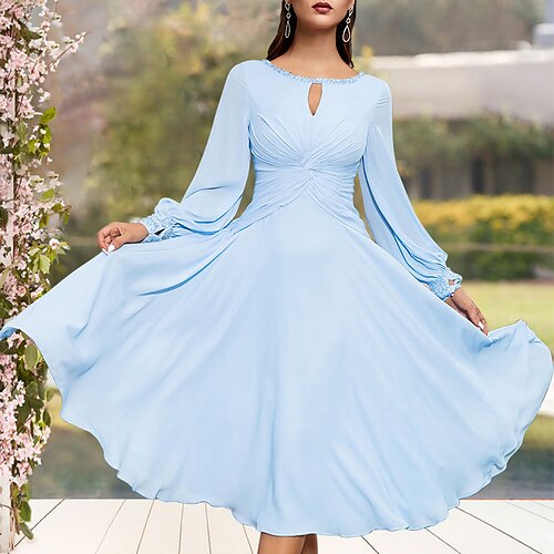 Linea-A Abito da cerimonia per signora Elegante Con decorazione gioiello Lunghezza tè Chiffon Manica corta con Con ruche Perline 2023
Linea-A Abito da cerimonia per signora Elegante Con decorazione gioiello Lunghezza tè Chiffon Manica corta con Con ruche Perline 2023