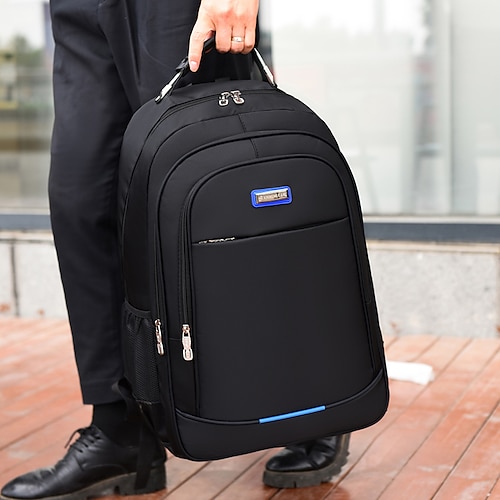 Men's School Bag Bookbag Commuter Backpack Functional Backpack Oxford Cloth Nylon Solid Color Large Capacity Waterproof Zipper School Daily Black Blue Red
Men's School Bag Bookbag Commuter Backpack Functional Backpack Oxford Cloth Nylon Solid Color Large Capacity Waterproof Zipper School Daily Black Blue Red