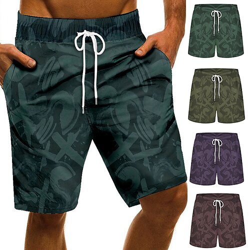 Herre Badeshorts Surf shorts Hurtigtørrende Surf shorts Badedragt Med lommer Snørelukning Svømning Surfing Strand Vandsport Trykt Forår Sommer
Herre Badeshorts Surf shorts Hurtigtørrende Surf shorts Badedragt Med lommer Snørelukning Svømning Surfing Strand Vandsport Trykt Forår Sommer