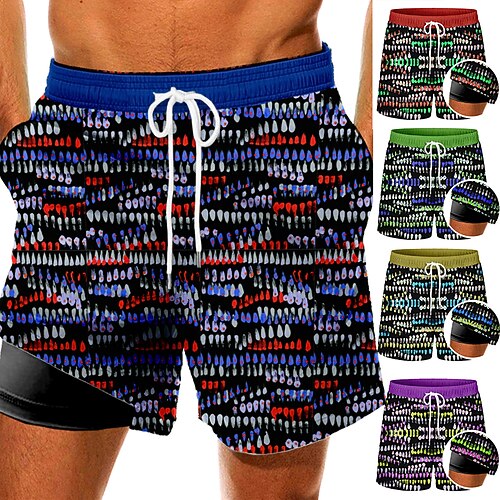 Men's Swim Trunks Swim Shorts Quick Dry Board Shorts Bathing Suit Compression Liner with Pockets Drawstring Swimming Surfing Beach Water Sports Printed Spring Summer
Men's Swim Trunks Swim Shorts Quick Dry Board Shorts Bathing Suit Compression Liner with Pockets Drawstring Swimming Surfing Beach Water Sports Printed Spring Summer