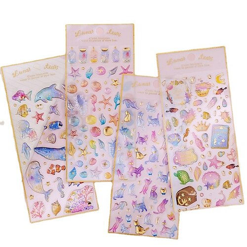 5 Sheets Gem 3D Puffy Animal Stickers for School Student Notebook Waterproof Self-adhesive Luxury for Women Girls Kids
5 Sheets Gem 3D Puffy Animal Stickers for School Student Notebook Waterproof Self-adhesive Luxury for Women Girls Kids