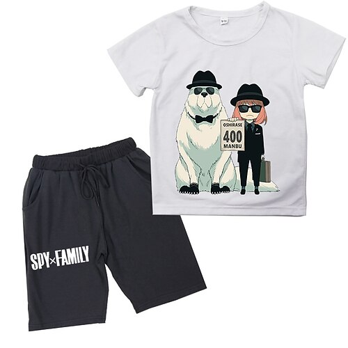 Inspired by Spy x Family Spy Family Anya Forger Outfits T-shirt 100% Polyester Anime Basic Shorts For Boys
Inspired by Spy x Family Spy Family Anya Forger Outfits T-shirt 100% Polyester Anime Basic Shorts For Boys