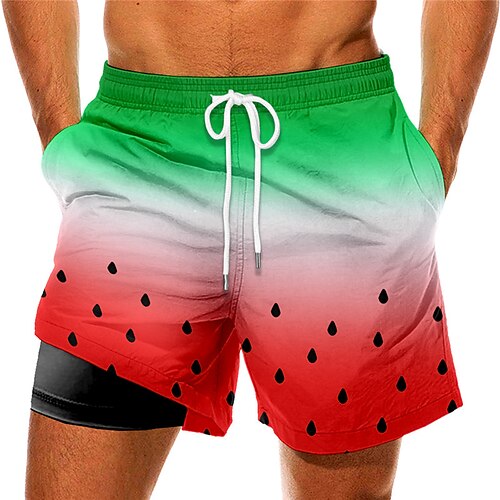 Men's Swim Trunks Swim Shorts Quick Dry Board Shorts Bathing Suit Compression Liner with Pockets Drawstring Swimming Surfing Beach Water Sports Printed Fruit Spring Summer
Men's Swim Trunks Swim Shorts Quick Dry Board Shorts Bathing Suit Compression Liner with Pockets Drawstring Swimming Surfing Beach Water Sports Printed Fruit Spring Summer