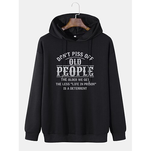 Men's Pullover Hoodie Sweatshirt Graphic Patterned Slogan Print Hooded Daily Sports Streetwear Other Prints Casual Big and Tall Hoodies Sweatshirts Long Sleeve Black
Men's Pullover Hoodie Sweatshirt Graphic Patterned Slogan Print Hooded Daily Sports Streetwear Other Prints Casual Big and Tall Hoodies Sweatshirts Long Sleeve Black