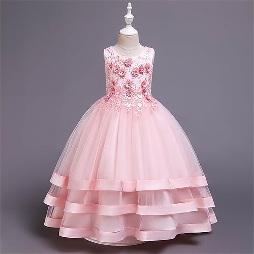 Kids Girls' Dress Solid Colored A Line Dress Maxi Dress Party Embroidered Sleeveless Cute Dress 3-10 Years Spring Pink Wine Dusty Rose
Kids Girls' Dress Solid Colored A Line Dress Maxi Dress Party Embroidered Sleeveless Cute Dress 3-10 Years Spring Pink Wine Dusty Rose