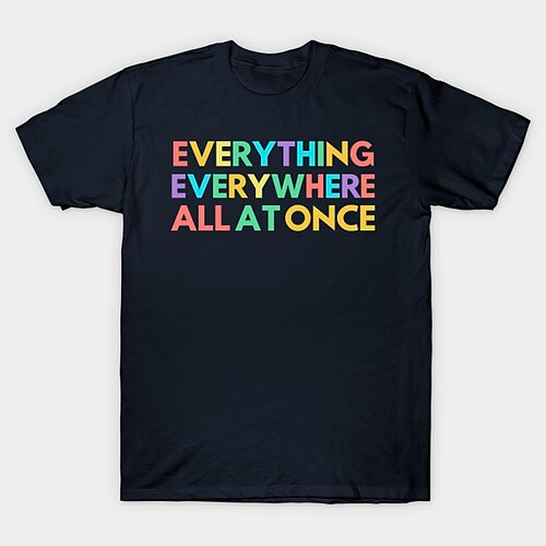 Inspired by Everything Everywhere All At Once Movie / TV Theme Costumes T-shirt Back To School Polyester / Cotton Blend Print Harajuku Kawaii Street Style T-shirt For Unisex
Inspired by Everything Everywhere All At Once Movie / TV Theme Costumes T-shirt Back To School Polyester / Cotton Blend Print Harajuku Kawaii Street Style T-shirt For Unisex