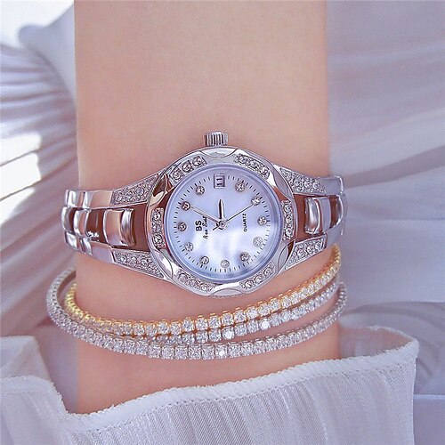 Quartz Watch for Women Analog Quartz Stylish Minimalist Fashion Creative Stainless Steel Stainless Steel Creative / One Year
Quartz Watch for Women Analog Quartz Stylish Minimalist Fashion Creative Stainless Steel Stainless Steel Creative / One Year