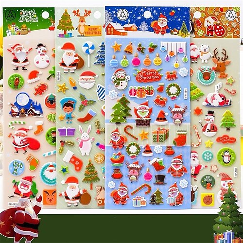 1 Sheet Santa Claus Christmas Tree Christmas Bell Stickers for School Office Business Waterproof Self-adhesive Aesthetic for Women Men Girls
1 Sheet Santa Claus Christmas Tree Christmas Bell Stickers for School Office Business Waterproof Self-adhesive Aesthetic for Women Men Girls
