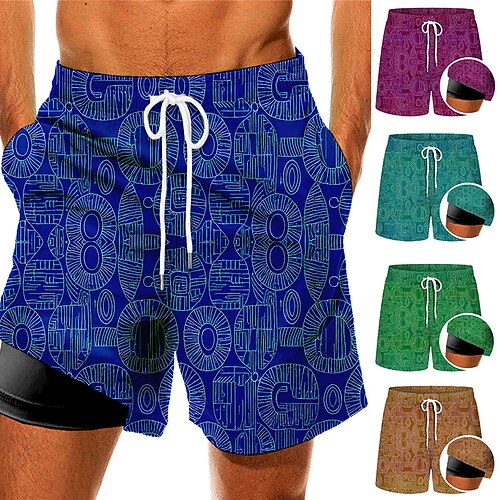 Men's Swim Trunks Swim Shorts Quick Dry Board Shorts Bathing Suit Compression Liner with Pockets Drawstring Swimming Surfing Beach Water Sports Printed Spring Summer
Men's Swim Trunks Swim Shorts Quick Dry Board Shorts Bathing Suit Compression Liner with Pockets Drawstring Swimming Surfing Beach Water Sports Printed Spring Summer