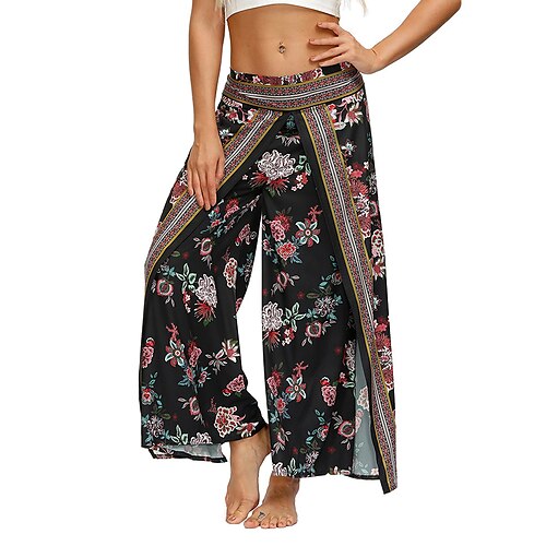 Women's Flare Chinos Pants Trousers Rainbow Black High Waist Boho Hip-Hop Casual Weekend Split Baggy Micro-elastic Full Length Comfort Butterfly S L / High Cut / Loose Fit / Print
Women's Flare Chinos Pants Trousers Rainbow Black High Waist Boho Hip-Hop Casual Weekend Split Baggy Micro-elastic Full Length Comfort Butterfly S L / High Cut / Loose Fit / Print