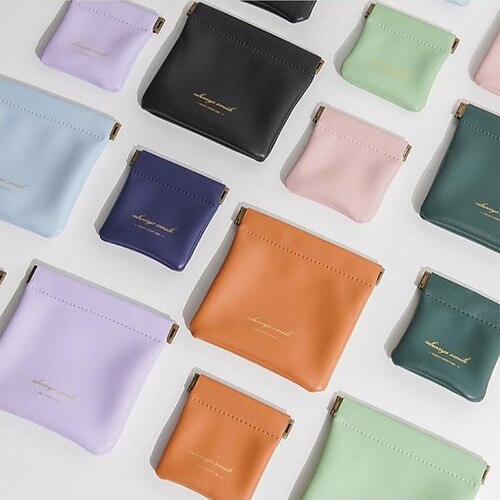 Pu Cosmetic Bag Portable Protective Case Mini Bag Sundries Lipstick Magnetic Absorption Bag
Pu Cosmetic Bag Portable Protective Case Mini Bag Sundries Lipstick Magnetic Absorption Bag