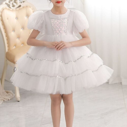 Kids Little Girls' Dress Solid Colored A Line Dress Party Pegeant Sequins White Purple Pink Asymmetrical Short Sleeve Princess Sweet Dresses Summer Regular Fit 3-10 Years
Kids Little Girls' Dress Solid Colored A Line Dress Party Pegeant Sequins White Purple Pink Asymmetrical Short Sleeve Princess Sweet Dresses Summer Regular Fit 3-10 Years
