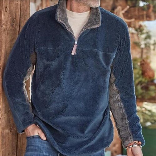 Men's Sweatshirt Pullover Solid Color Zipper Daily Holiday Going out non-printing Casual Streetwear Hoodies Sweatshirts Navy Blue
Men's Sweatshirt Pullover Solid Color Zipper Daily Holiday Going out non-printing Casual Streetwear Hoodies Sweatshirts Navy Blue