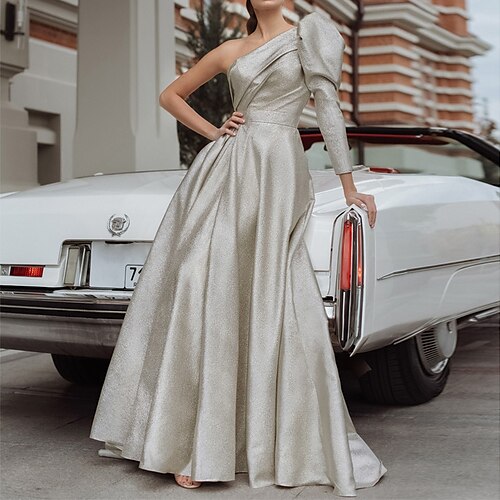 Women's Party Dress Satin Dress Sheath Dress Long Dress Maxi Dress Gray Long Sleeve Pure Color Ruched Winter Fall Autumn One Shoulder Party Winter Dress Weekend Slim S M L XL
Women's Party Dress Satin Dress Sheath Dress Long Dress Maxi Dress Gray Long Sleeve Pure Color Ruched Winter Fall Autumn One Shoulder Party Winter Dress Weekend Slim S M L XL