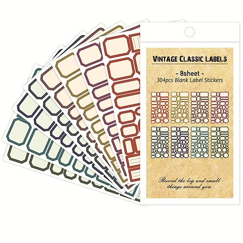 16 Sheets Word / Phrase Stickers for School Office Business Waterproof Self-adhesive Retro for Women Men Girls
16 Sheets Word / Phrase Stickers for School Office Business Waterproof Self-adhesive Retro for Women Men Girls