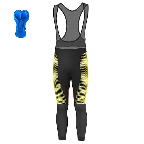21Grams Men's Cycling Bib Tights Bike Bottoms Mountain Bike MTB Road Bike Cycling Sports Polka Dot 3D Pad Cycling Breathable Quick Dry Yellow Polyester Spandex Clothing Apparel Bike Wear / Stretchy
21Grams Men's Cycling Bib Tights Bike Bottoms Mountain Bike MTB Road Bike Cycling Sports Polka Dot 3D Pad Cycling Breathable Quick Dry Yellow Polyester Spandex Clothing Apparel Bike Wear / Stretchy