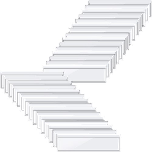 30 Pack self-adhesive index card pockets with top opening for easy loading - ideal card holder for organizing and protecting your index cards - crystal clear plastic
30 Pack self-adhesive index card pockets with top opening for easy loading - ideal card holder for organizing and protecting your index cards - crystal clear plastic