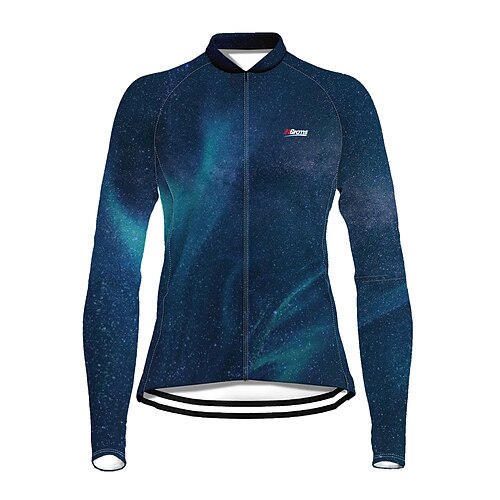 21Grams Women's Cycling Jersey Long Sleeve Bike Top with 3 Rear Pockets Mountain Bike MTB Road Bike Cycling Breathable Quick Dry Moisture Wicking Reflective Strips Dark Navy Graphic Polyester Spandex
21Grams Women's Cycling Jersey Long Sleeve Bike Top with 3 Rear Pockets Mountain Bike MTB Road Bike Cycling Breathable Quick Dry Moisture Wicking Reflective Strips Dark Navy Graphic Polyester Spandex
